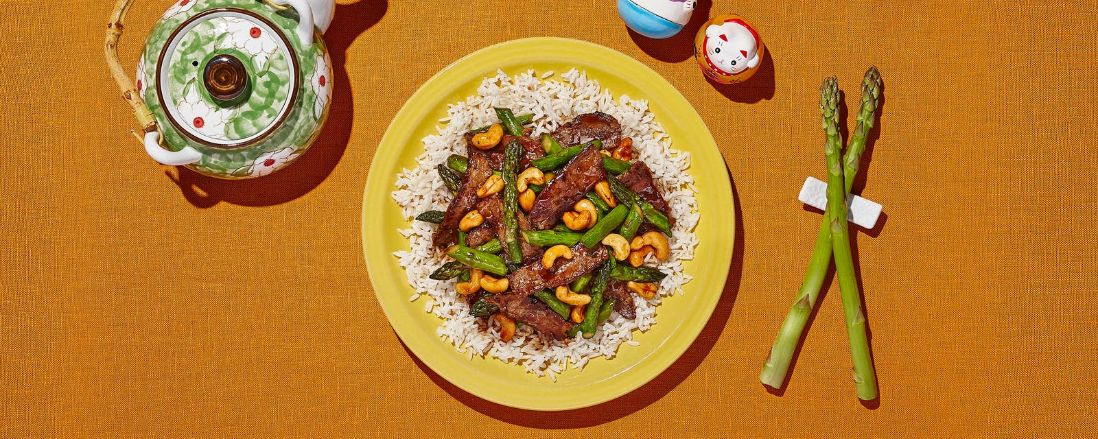 Garlic Beef & Asparagus Stir-Fry