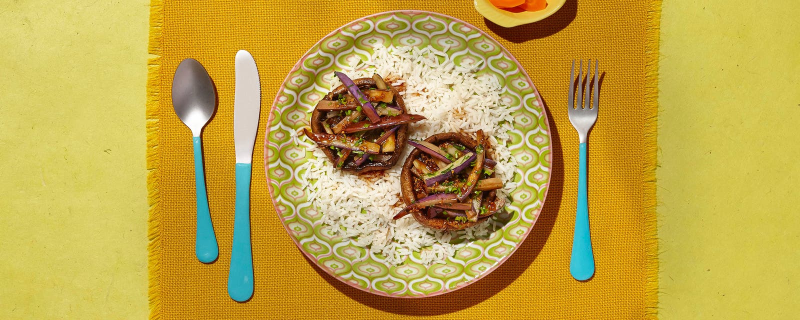 Portobello & Eggplant Stir-fry