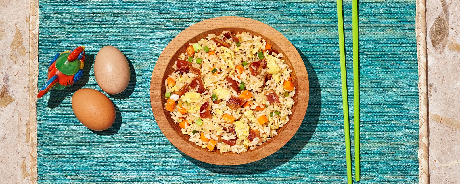 Spicy ’N Sweet Bacon Fried Rice