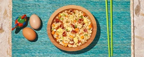 Spicy ’N Sweet Bacon Fried Rice