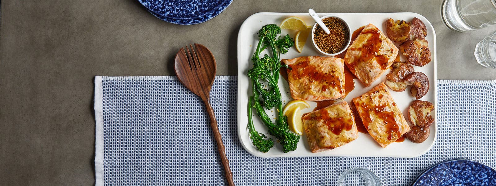 Slow-Broiled Teriyaki Salmon