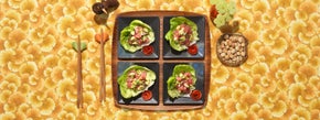 Toasted Sesame Ahi Tuna Poke in Lettuce Cups