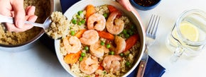 Sweet Shrimp & Vegetable Quinoa Bowl